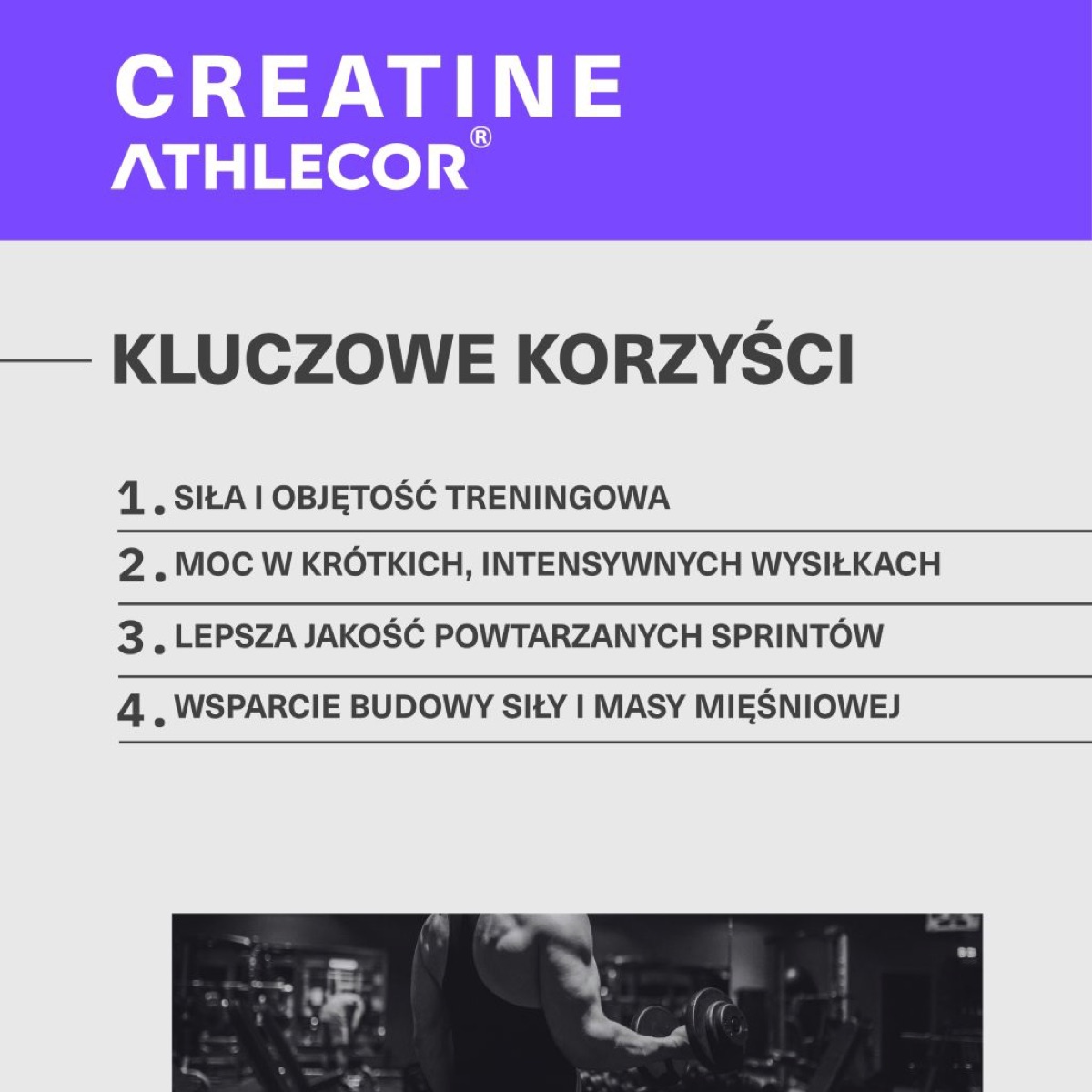 Jak stosować ATHLECOR Creatine: kluczowe korzyści