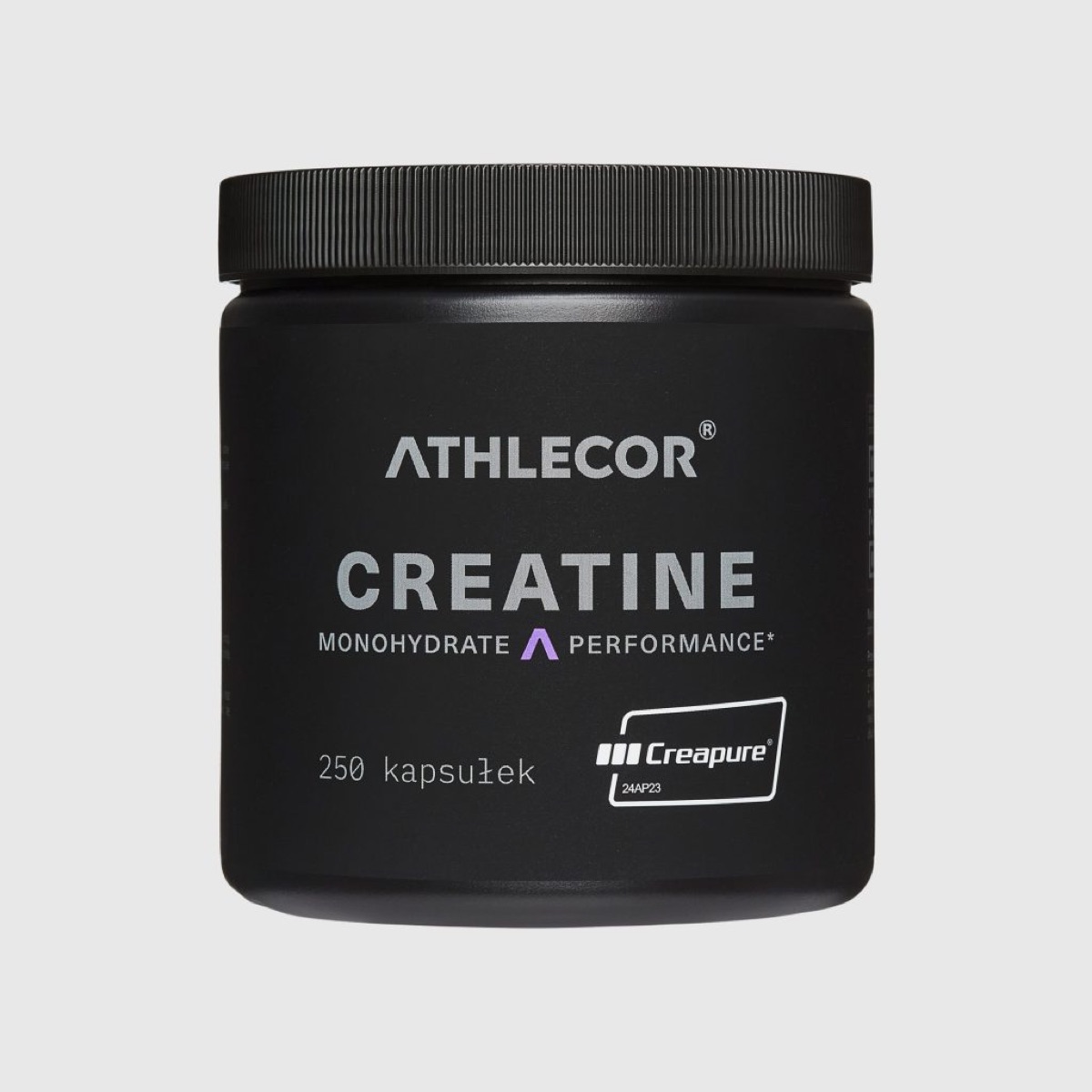 Opakowanie ATHLECOR Creatine, 250 kapsułek