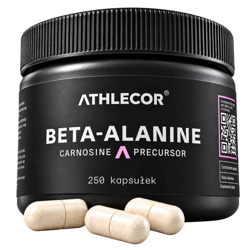 Słoik Beta-Alanine, 250 kapsułek