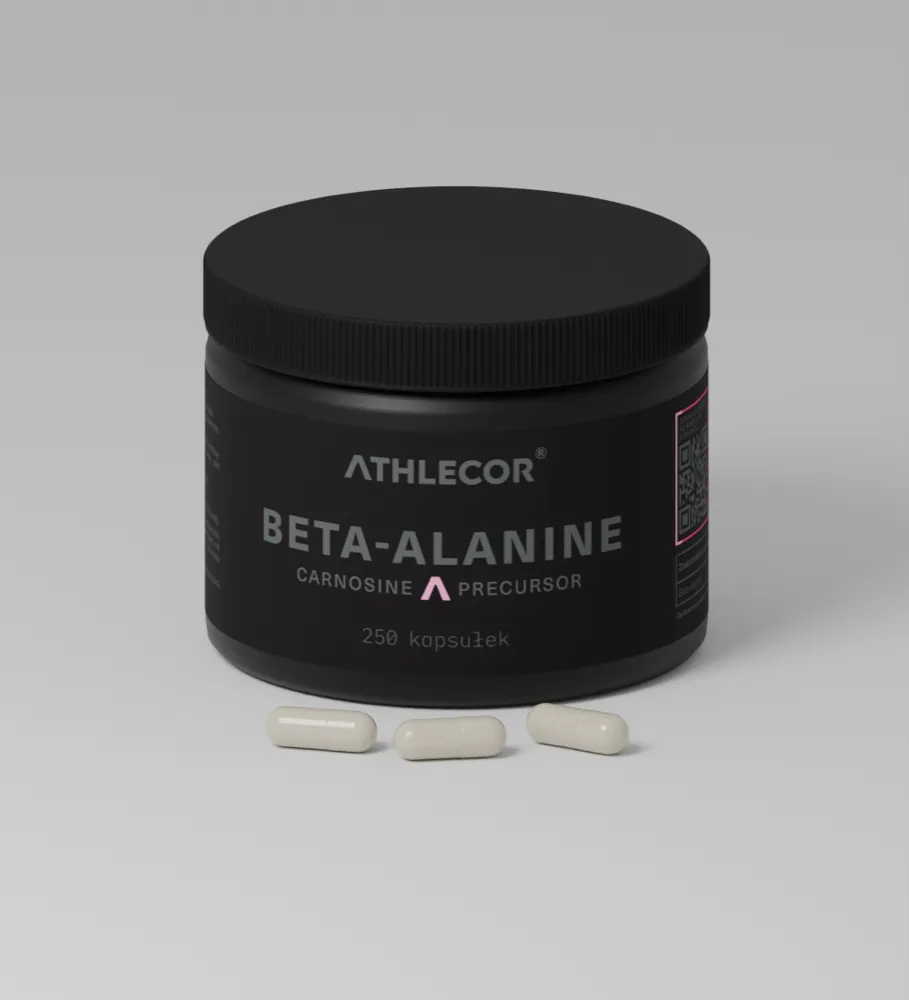 Słoik Beta-Alanine, 250 kapsułek