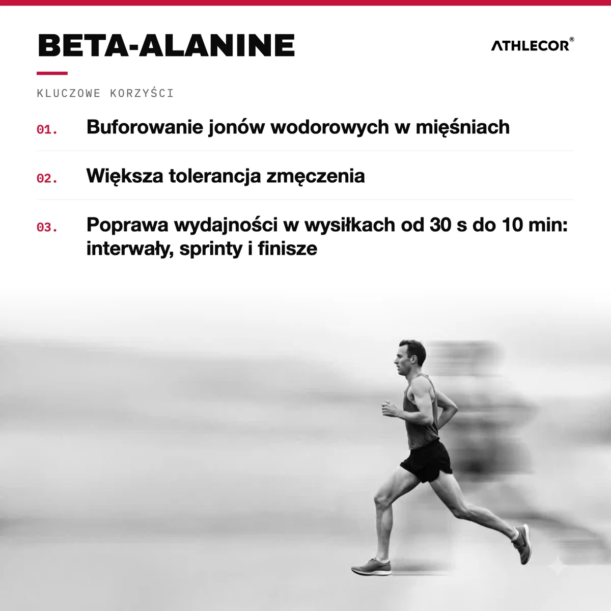 Kluczowe korzyści: Beta-Alanine