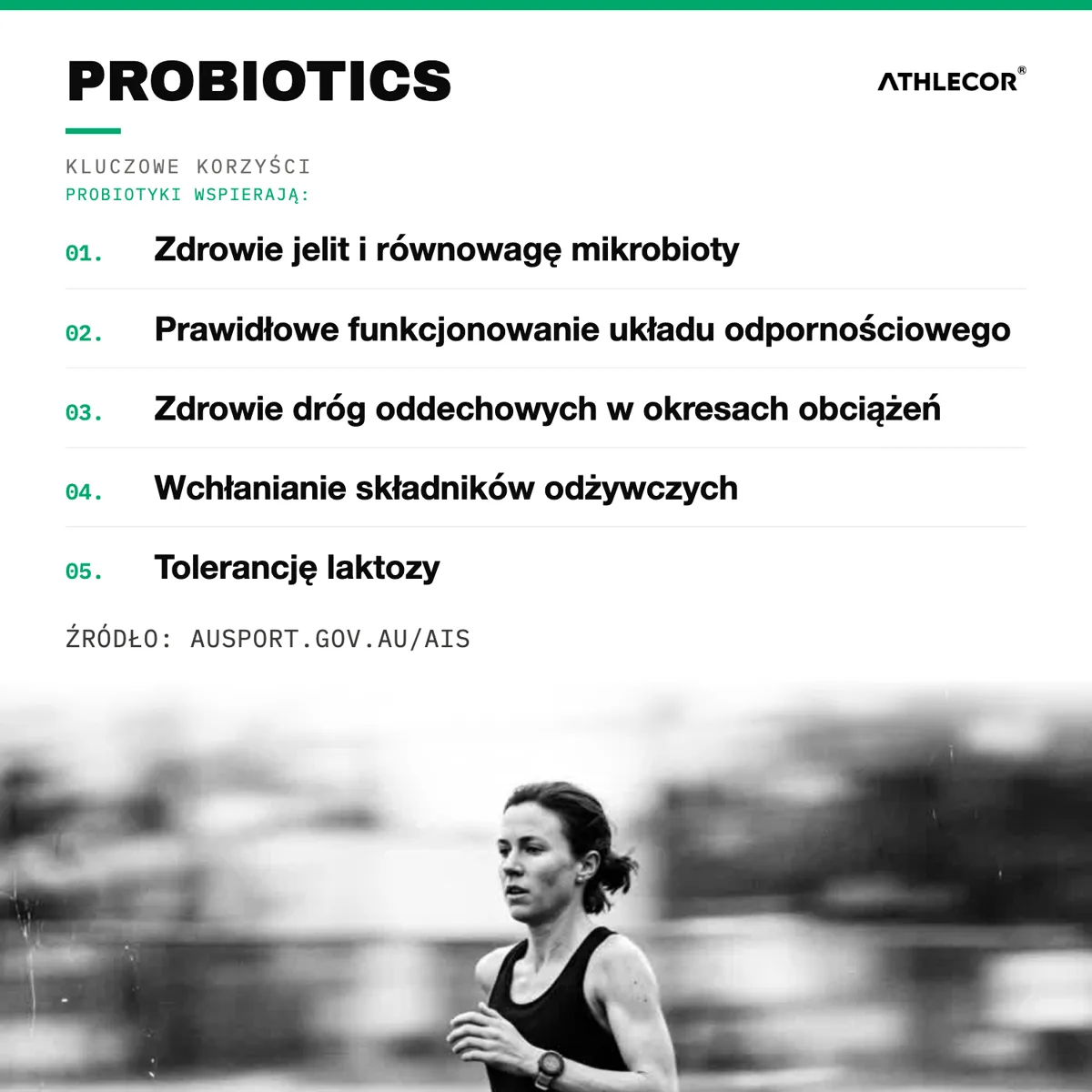 Kluczowe korzyści: Probiotics