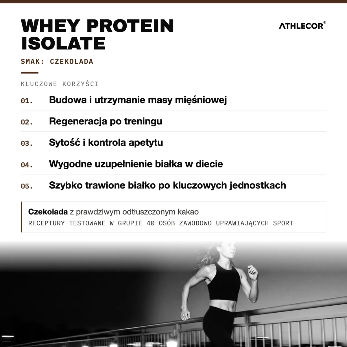 Key benefits: Whey Protein Isolate