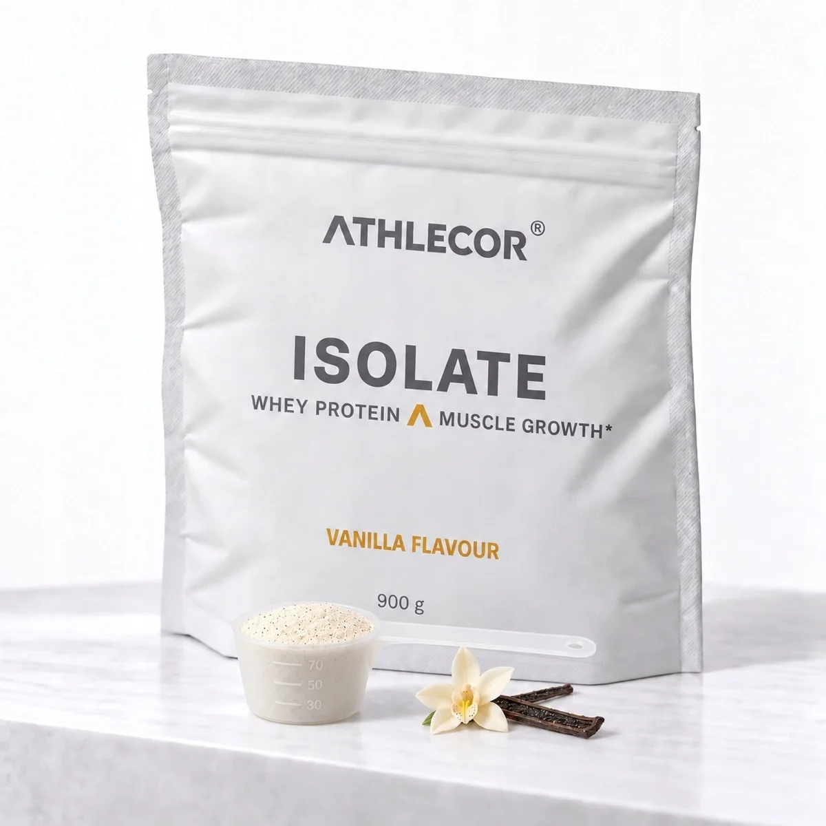Whey Protein Isolate, opakowanie z zawartością