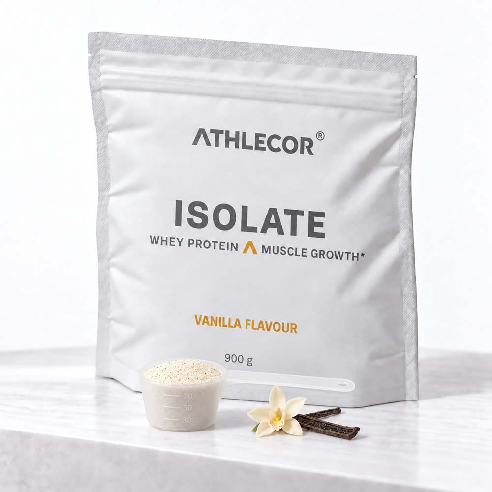 Worek Whey Protein Isolate 900 g, smak wanilia